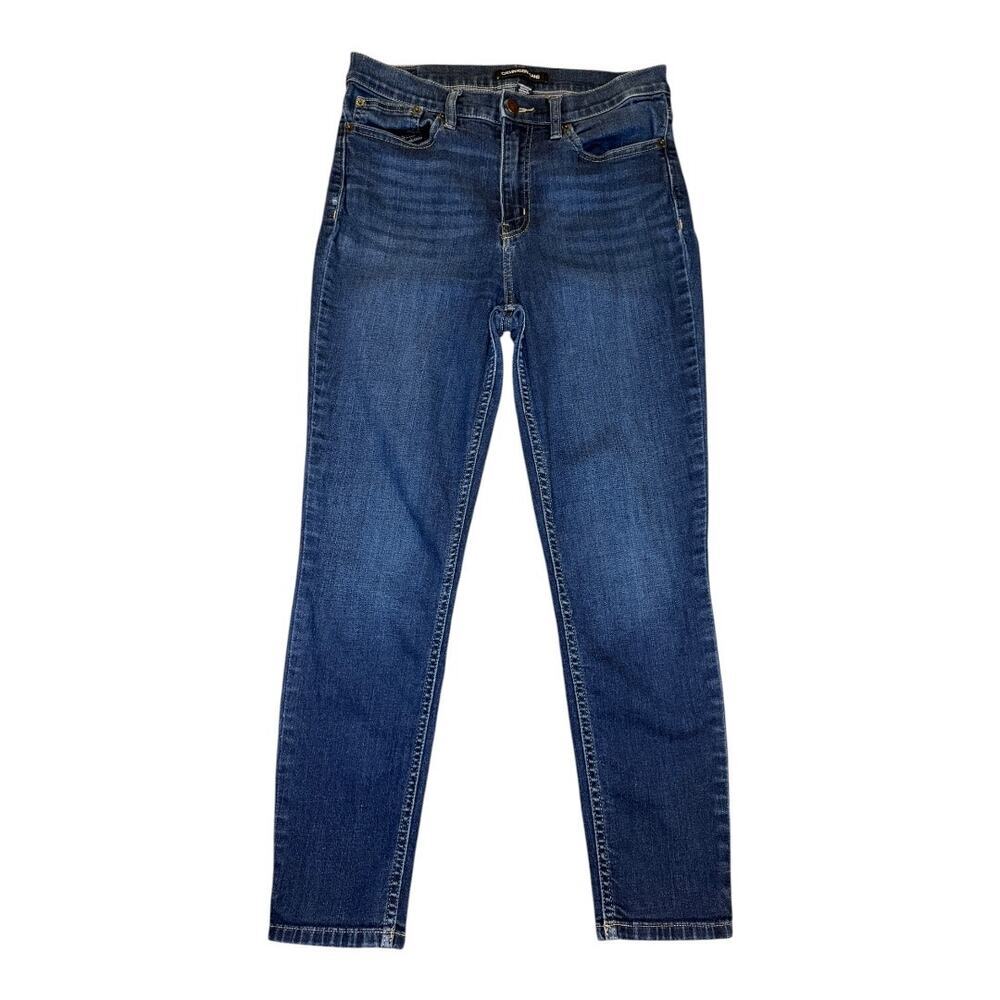Calvin Klein Women's High Rise Skinny Jeans Dark Denim Blue Size 10 (30)‎
